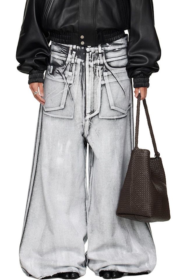 

Lu'U Dan Серые джинсы из мусорного контейнера для радиации