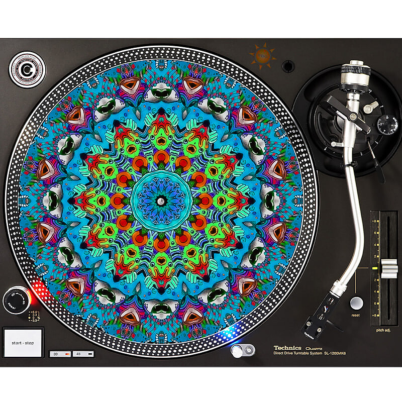 

Коврик для DJ-проигрывателей Sunshine Design, мультиколор