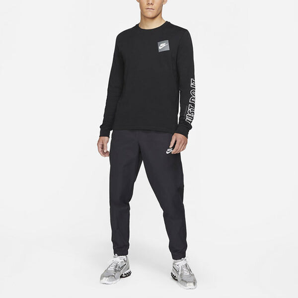 Брюки nsw spe wvn athleisure casual sports woven bundle feet long pants black Nike, черный — фото 3