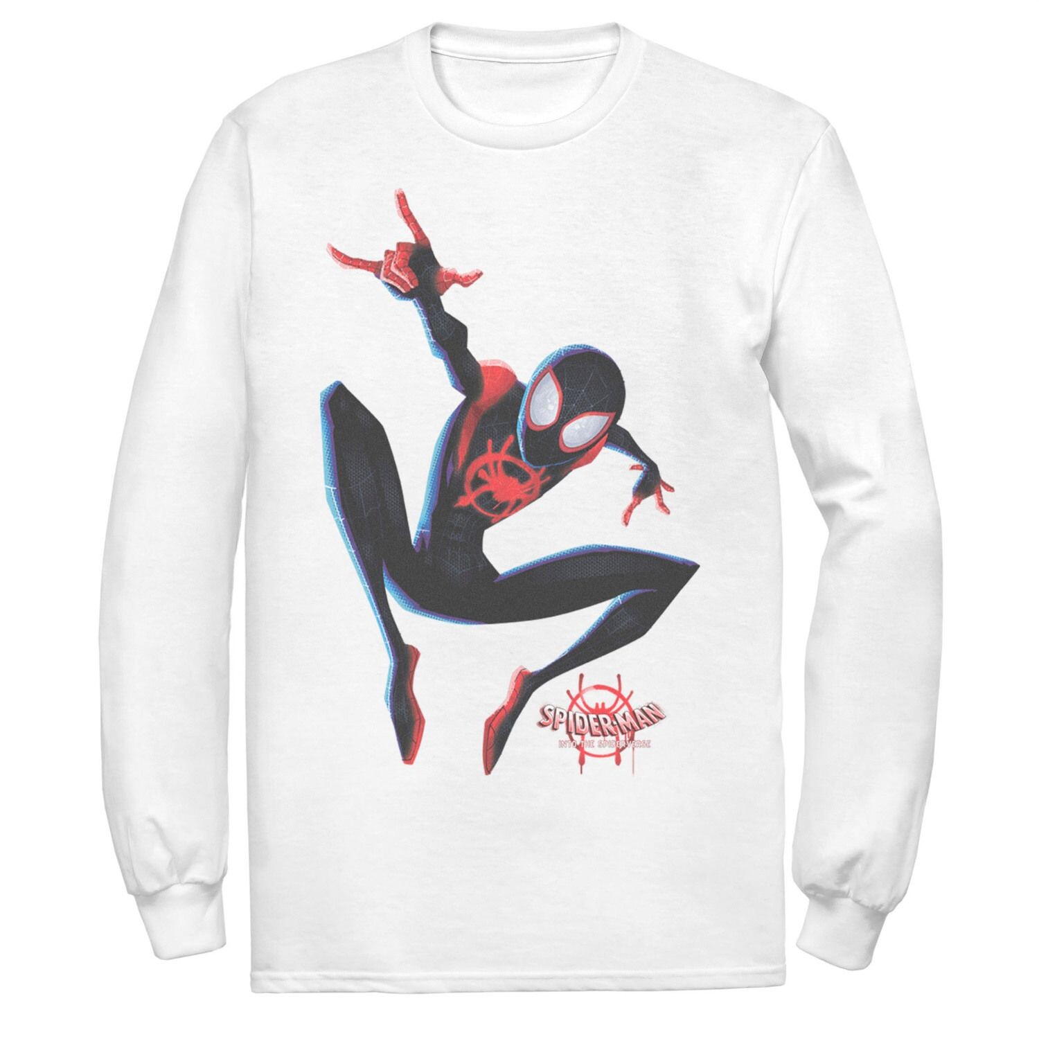 

Мужская футболка Marvel Spider-Man Spiderverse Miles Morales Licensed Character