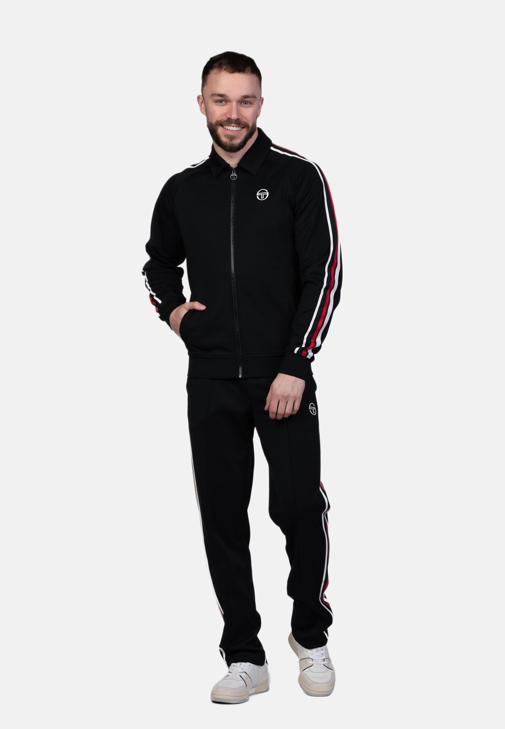 

Тренировочная куртка RENSHAW TAPE Sergio Tacchini, черный