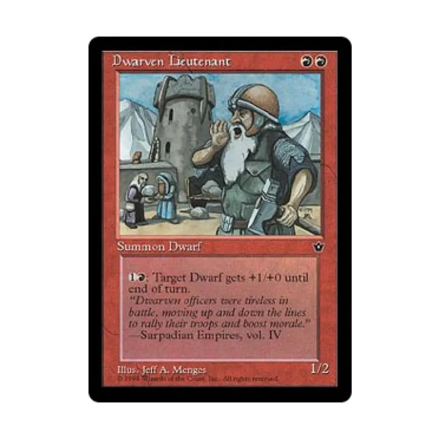 

CCG Гном-лейтенант (U3), MTG - Fallen Empires