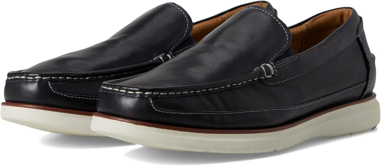 Мужские мокасины Florsheim Tropics Moc Toe Venetian Slip on, темно-синий — фото 2