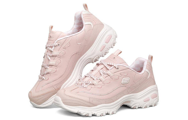 Кроссовки (WMNS) Skechers D'Lites 1.0 Low Running Shoes Light Pink, розовый — фото 3