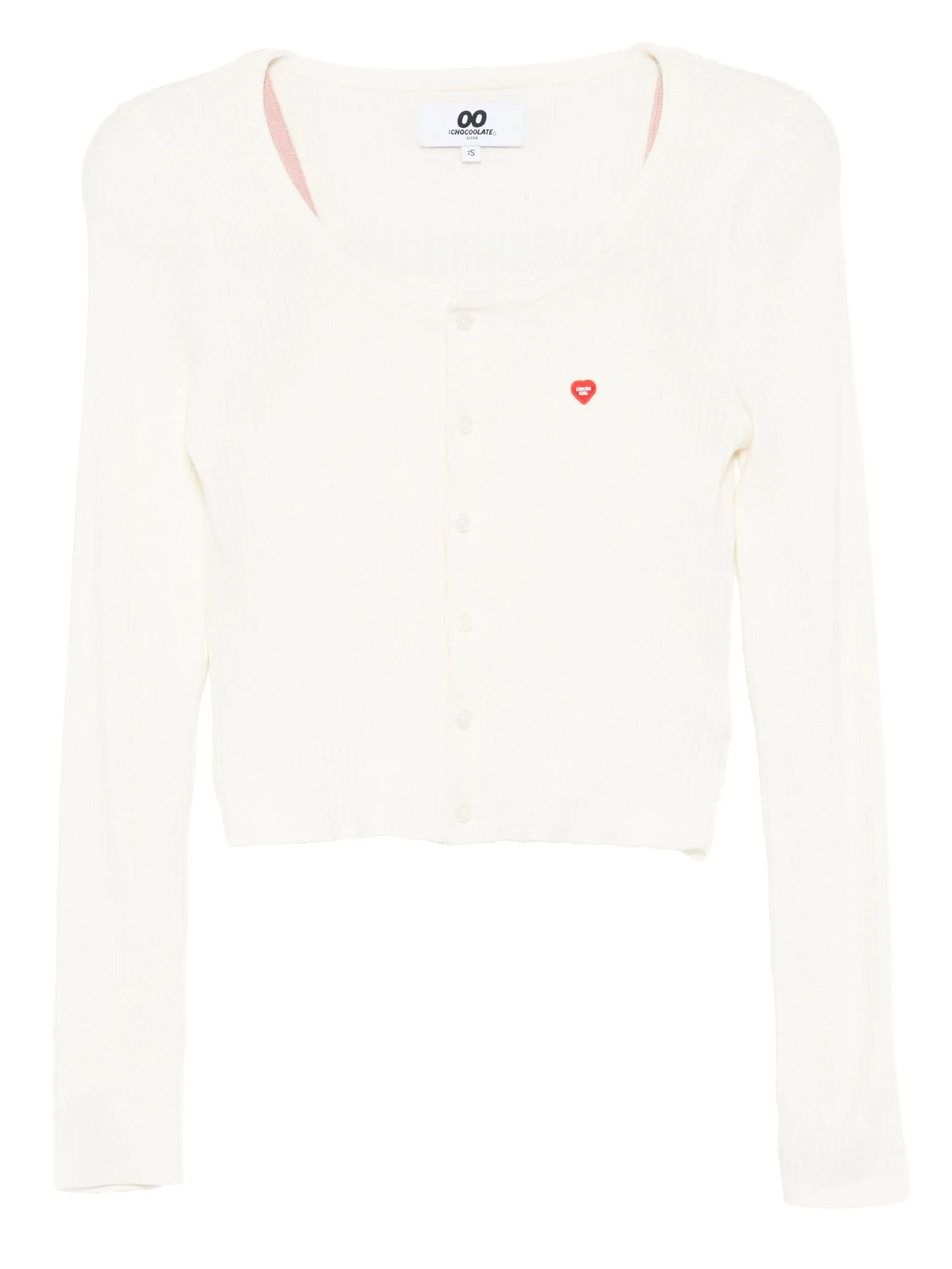 

Топ с вышитым логотипом Chocoolate, нейтральный