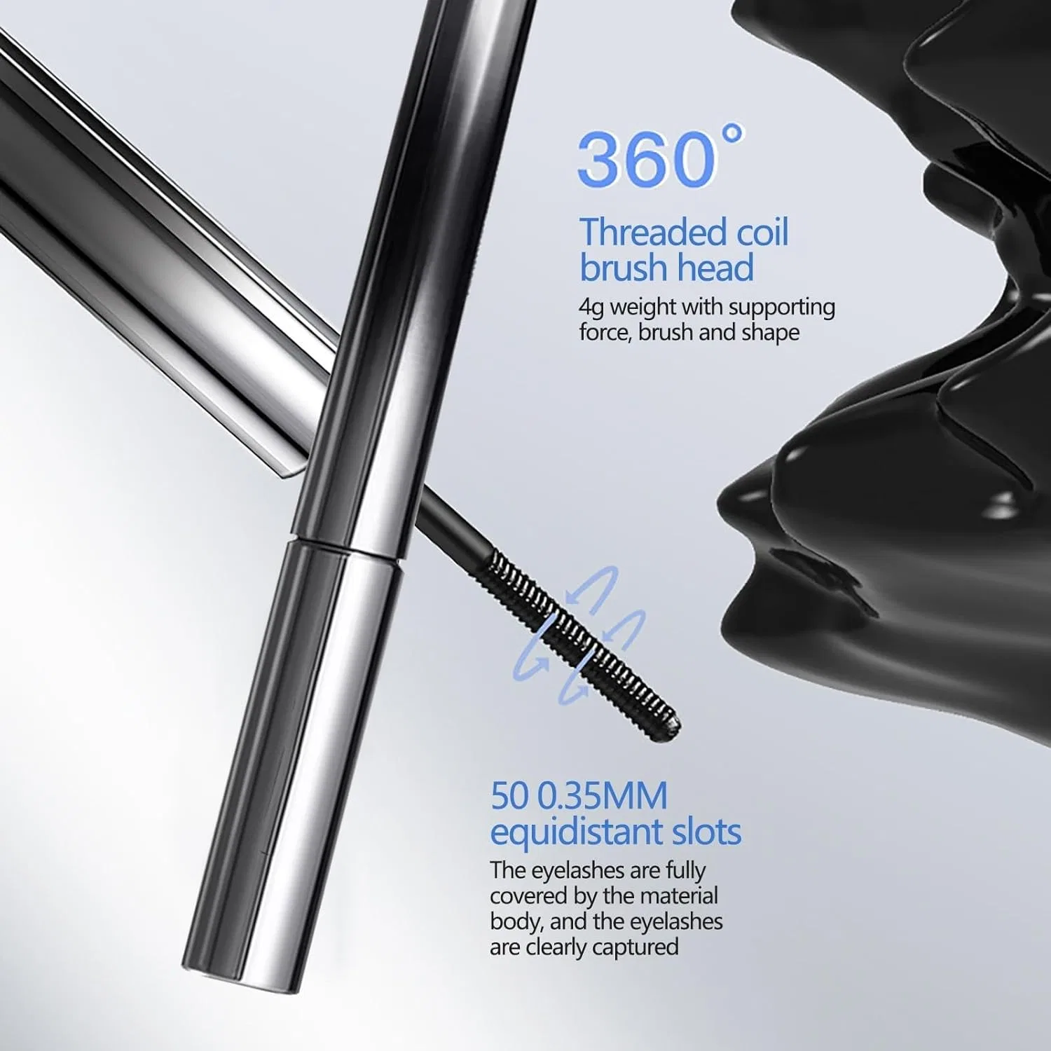 Тушь для ресниц Ironeye Mascara, 2 штуки Yuxtth, 2 Pieces. — фото 4