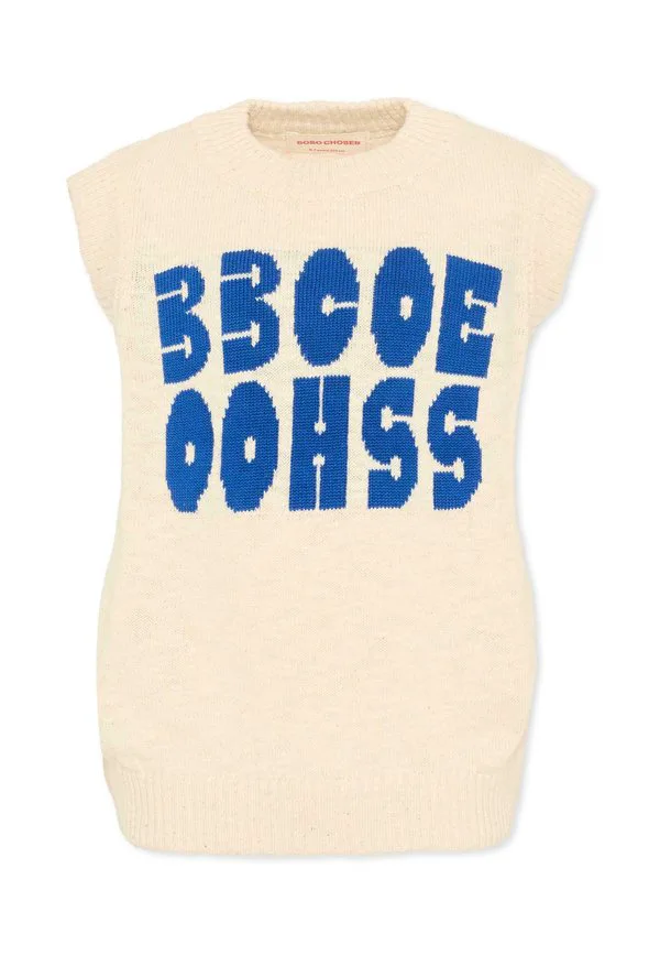 Свитер без рукавов Bobo Choses, Beige