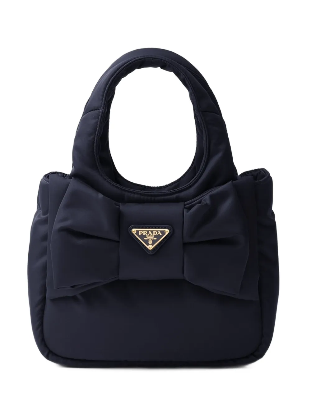 

Сумка-тоут с бантом Prada, синий