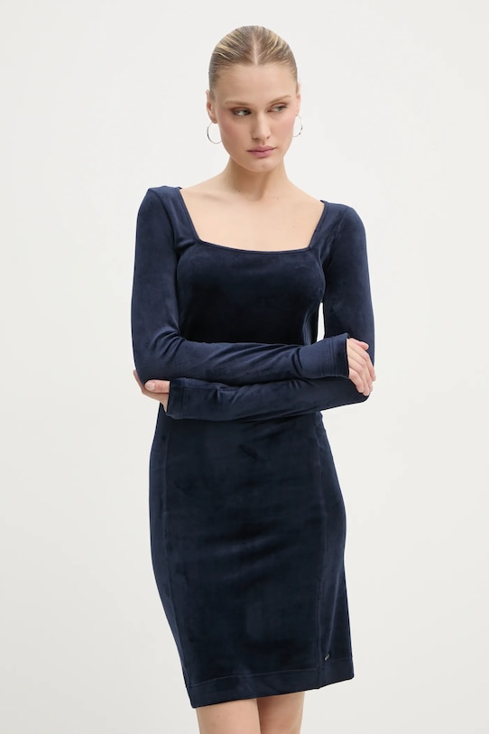 

Вельветовое платье G-Star, темно-синий