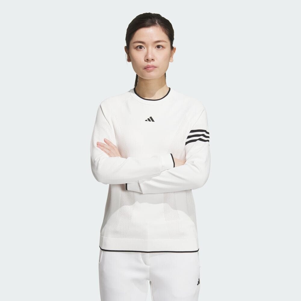 

Толстовка Adidas 3-Stripes Crew Sweater, белый