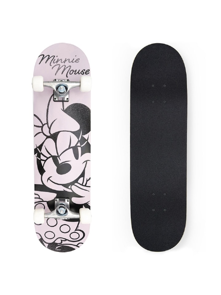 

Disney Minnie Mouse Скейтборд, идеально подходит для тротуаров и парков, 79x20x12 см, черный