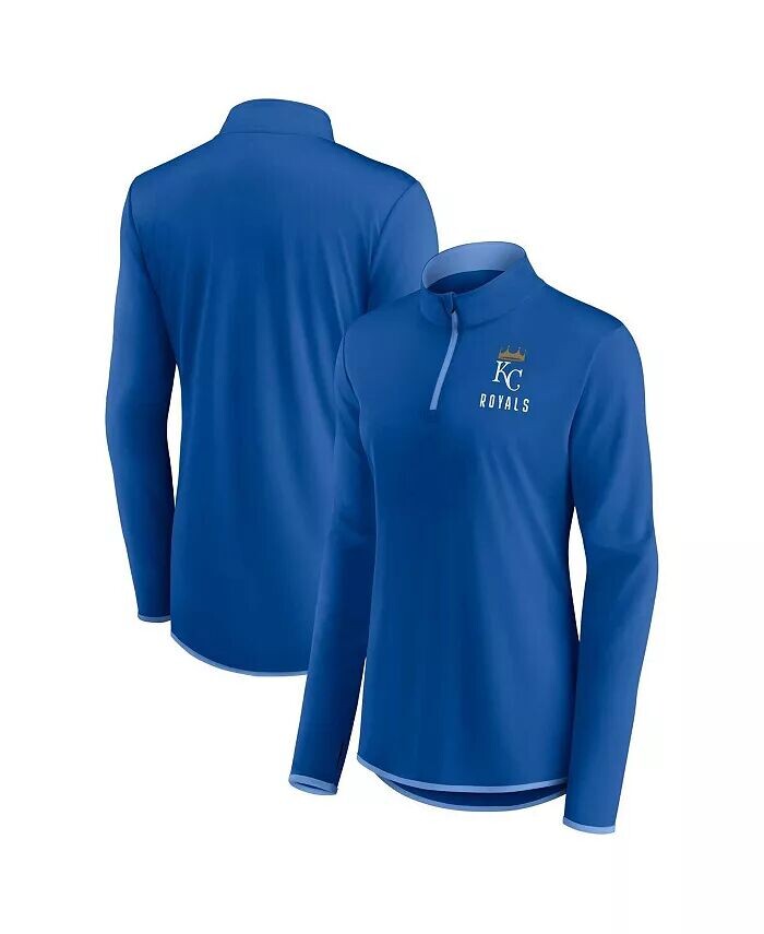 

Женская куртка Royal Kansas City Royals Worth The Drive с молнией длиной в четверть Fanatics