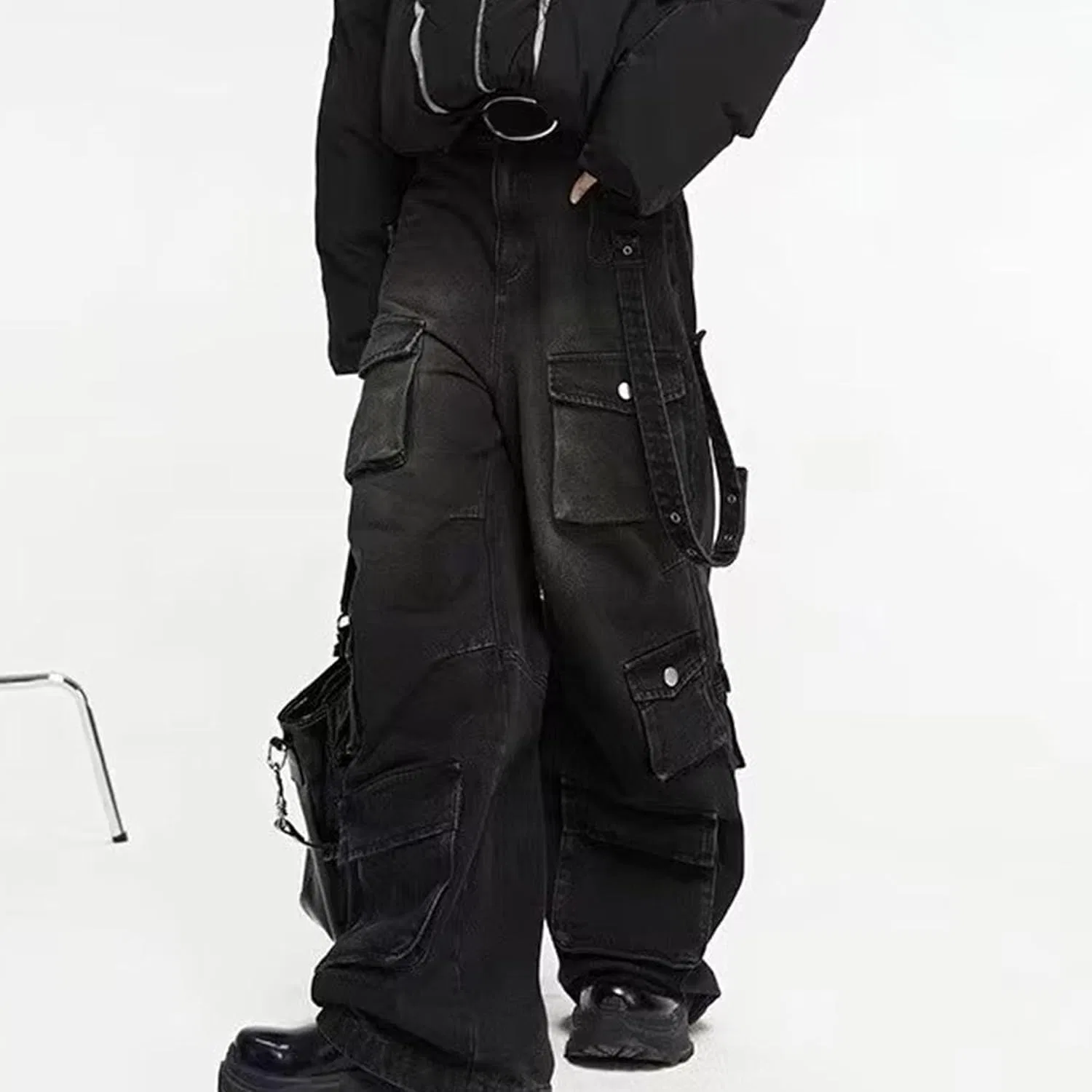 Джинсы, Hip Hop, Black generic — фото 2