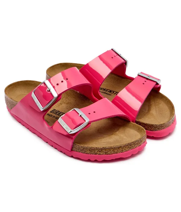 Тапочки Аризона БФ Narrow fit Birkenstock, розовый — фото 3