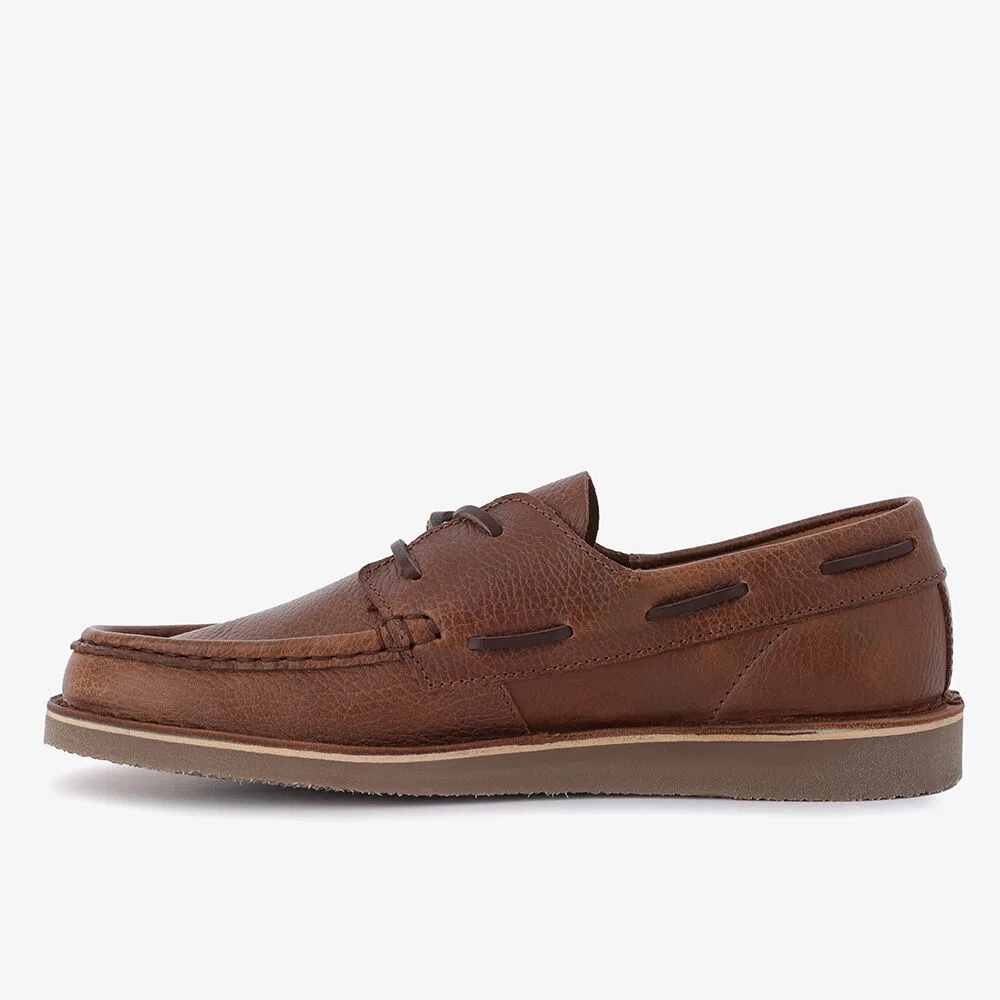 Мужские кожаные туфли дерби Midden Leather цвета виски от Fred Perry — фото 2