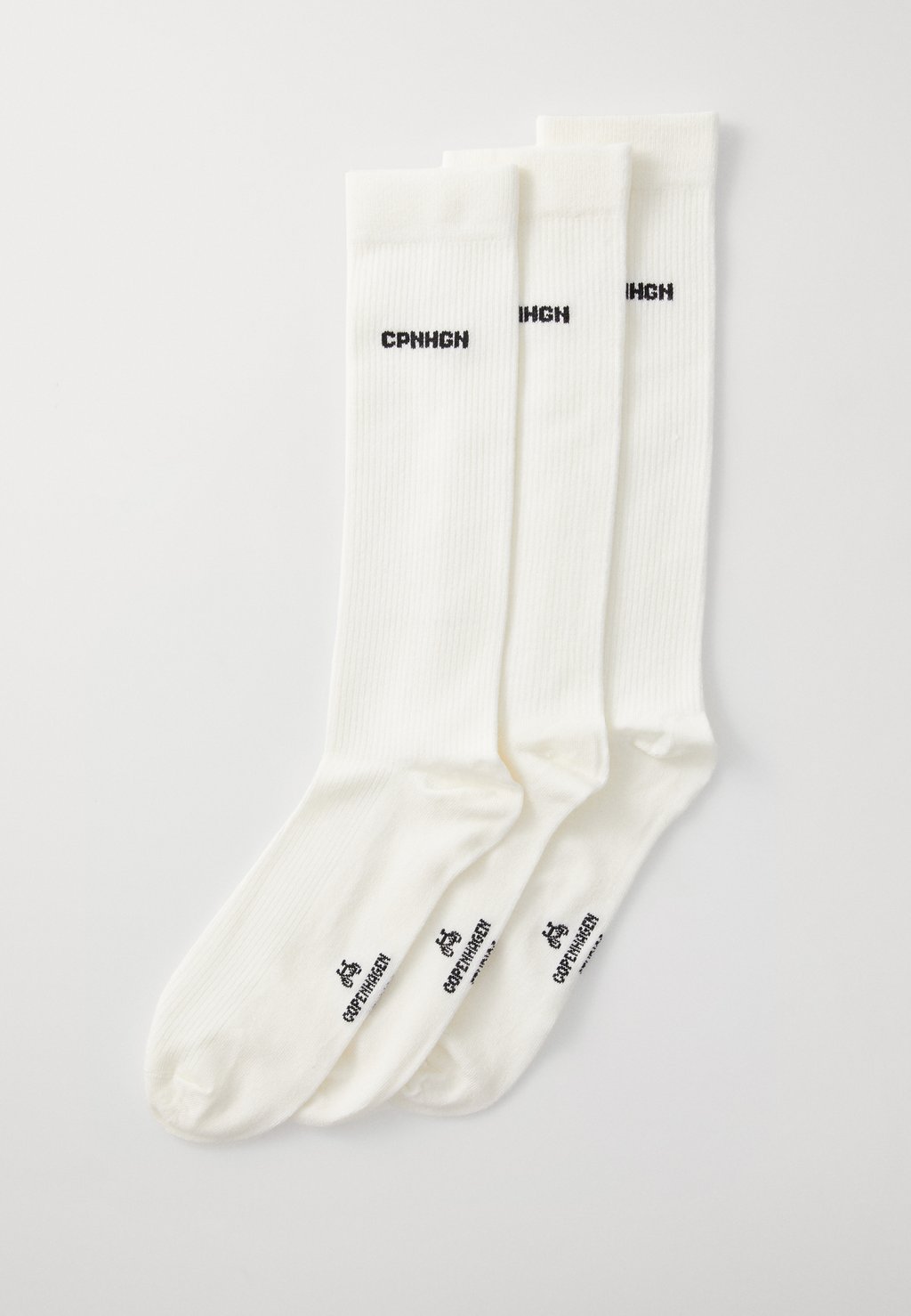 

Гольфы SOCK WITH EMBROIDERY UNISEX 3 PACK Copenhagen Studios, кремовый