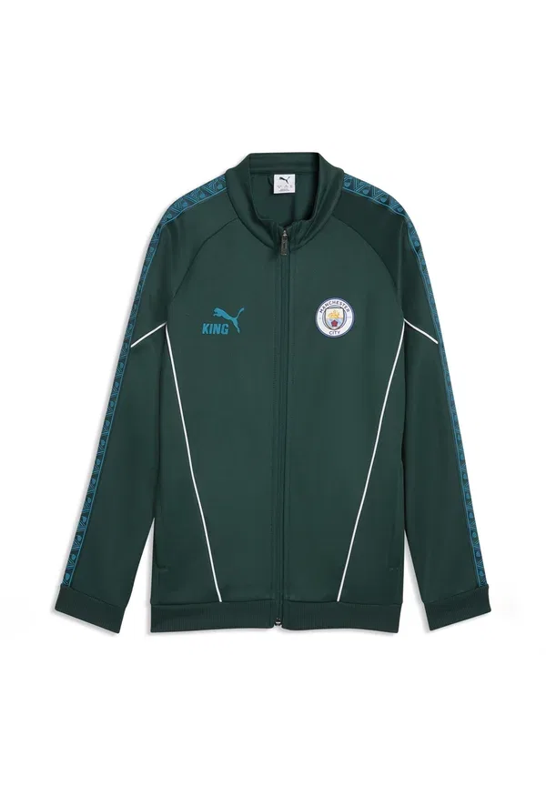 Футболка Manchester City King Anthem Club Wear Puma, зеленый/тропический синий