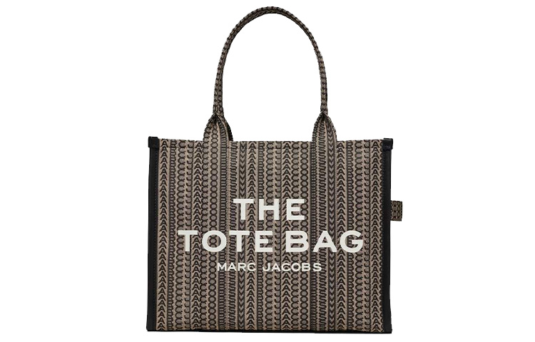 

MARC JACOBS Монограмма Жаккардовая Сумка Тот Большая Коричневая