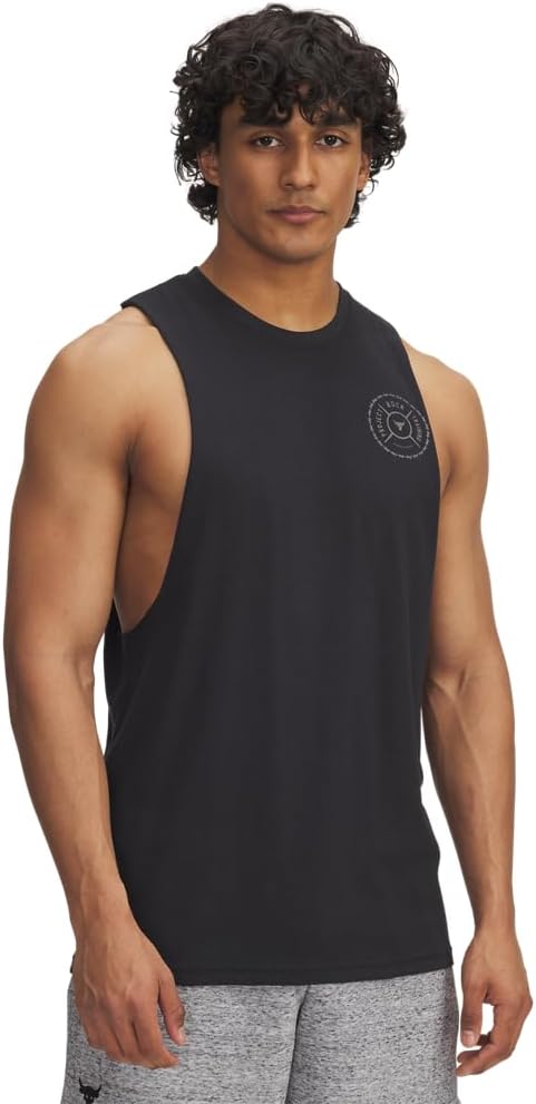 

Under Armour мужская майка Project Rock Brahma Bull, (001) Black/Castlerock