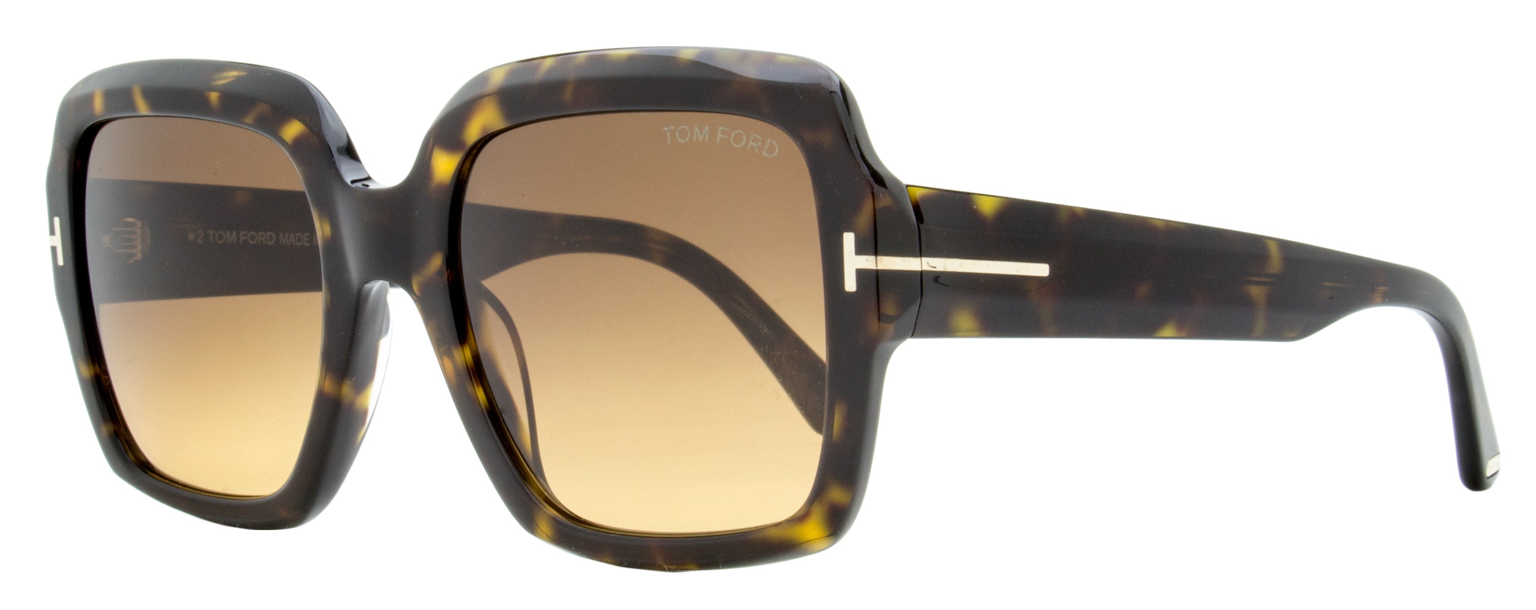 

Солнцезащитные очки Tom Ford Kaya женские TF1082 52F темный гавана 54 мм