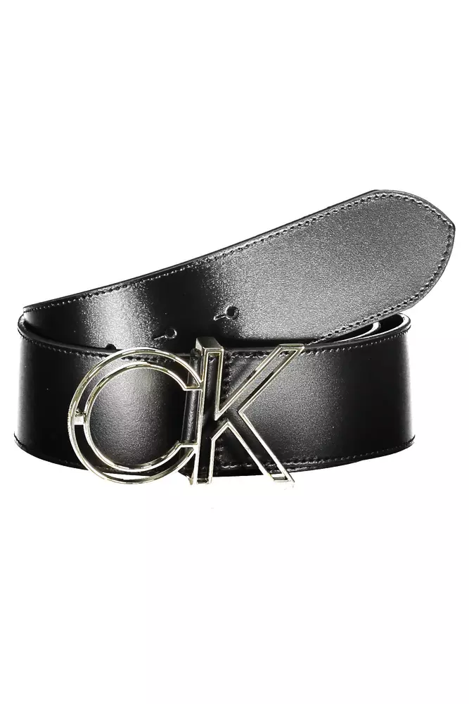 

Черный кожаный женский ремень Calvin Klein