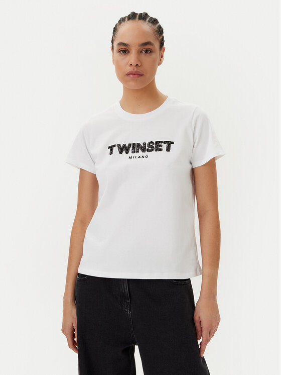 

Футболка обычного кроя 251TP2070 Twinset, белый