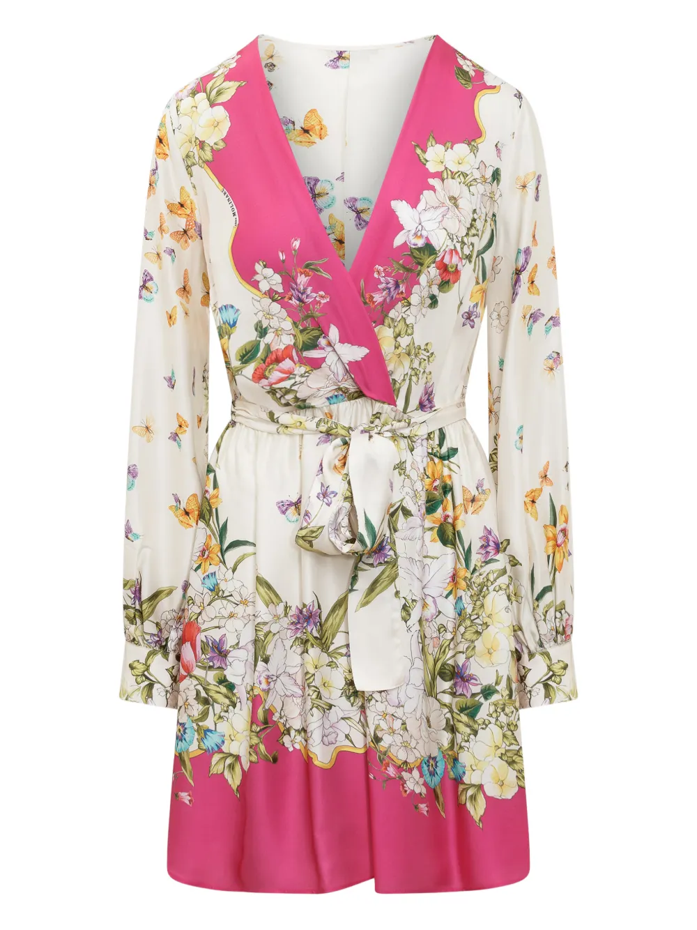 

Платье с цветочным узором Anna Molinari, бежевый