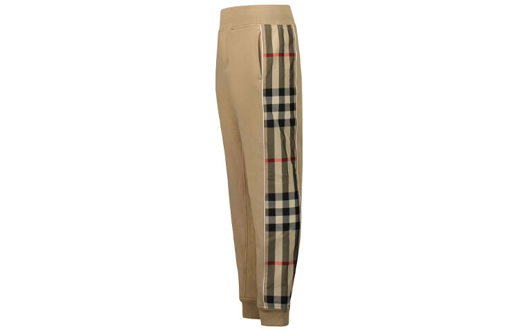Детские повседневные брюки Burberry, цвет Camel — фото 3