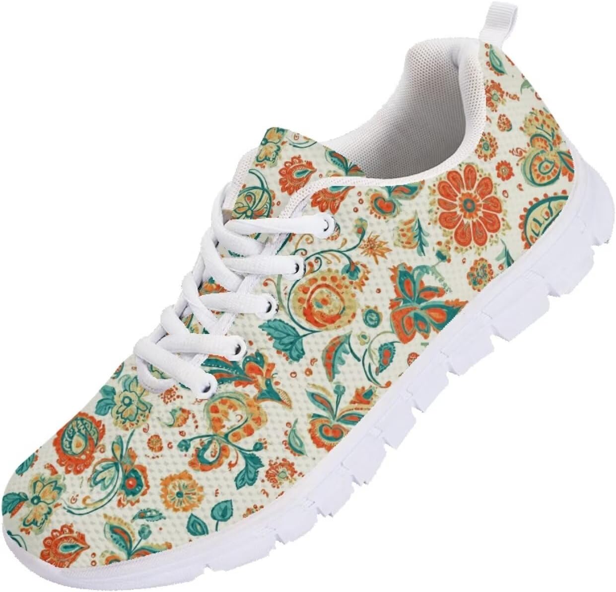 

Мужские кроссовки Funnydude Cool Print для бега и тренировок, спортивные сникерсы, легкие, дышащие, с сеткой, Paisley