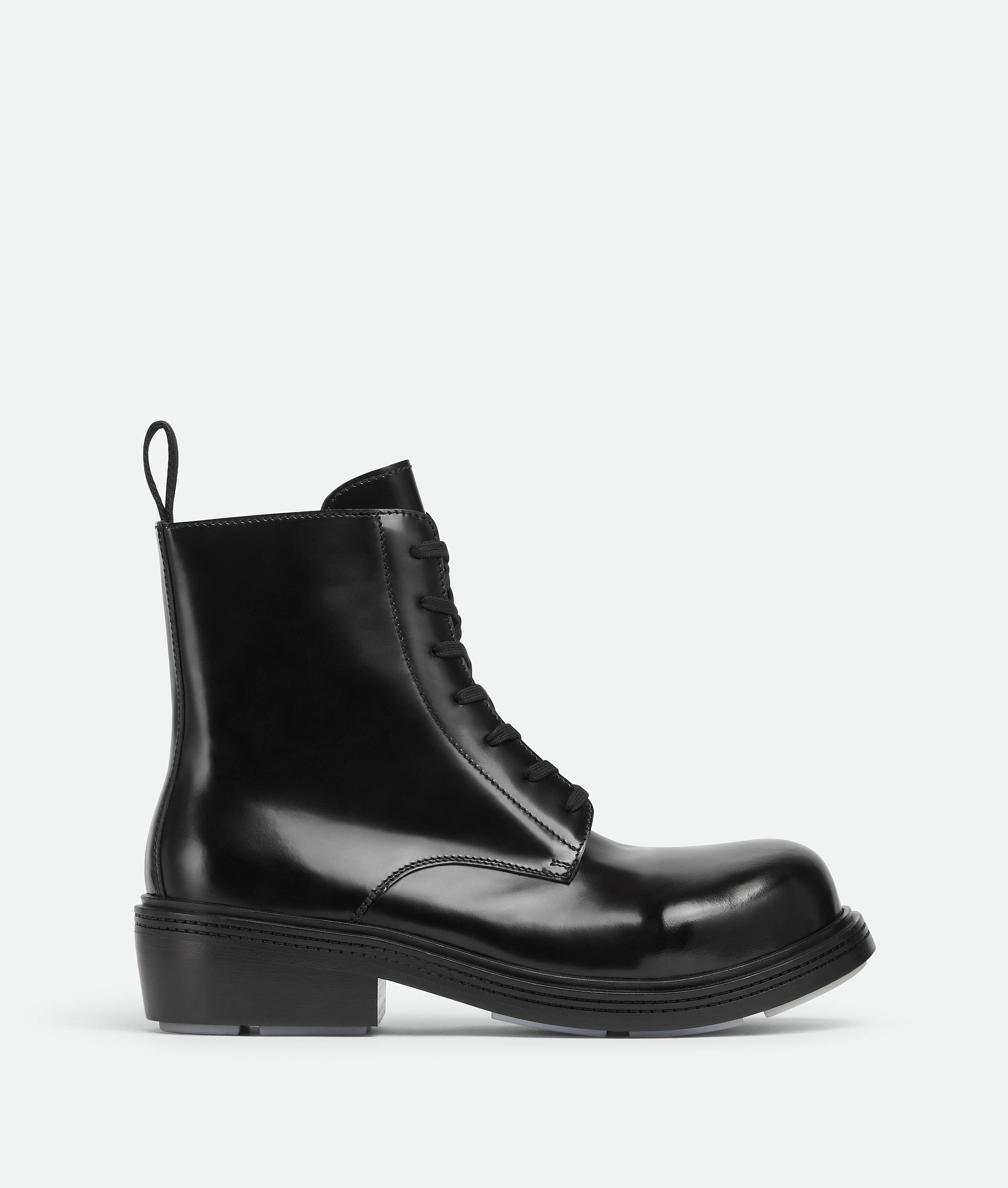 

Ботинки пожарного на шнуровке Bottega Veneta, черный
