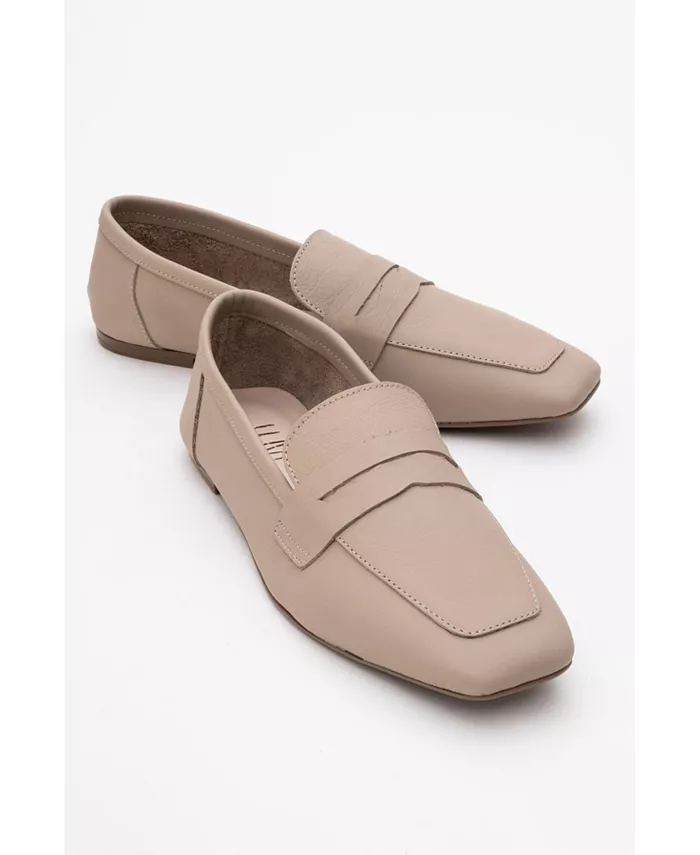 Мокасины Morne из замши и кожи Forever & Always Shoes, коричневый/бежевый