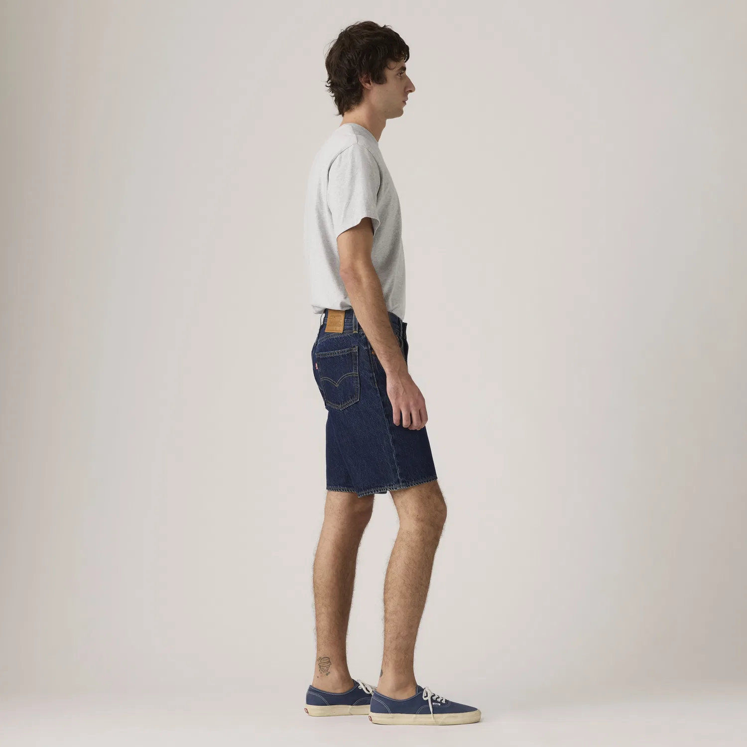 454 Свободные мужские шорты 10 дюймов Levi's, Dark Wash — фото 4