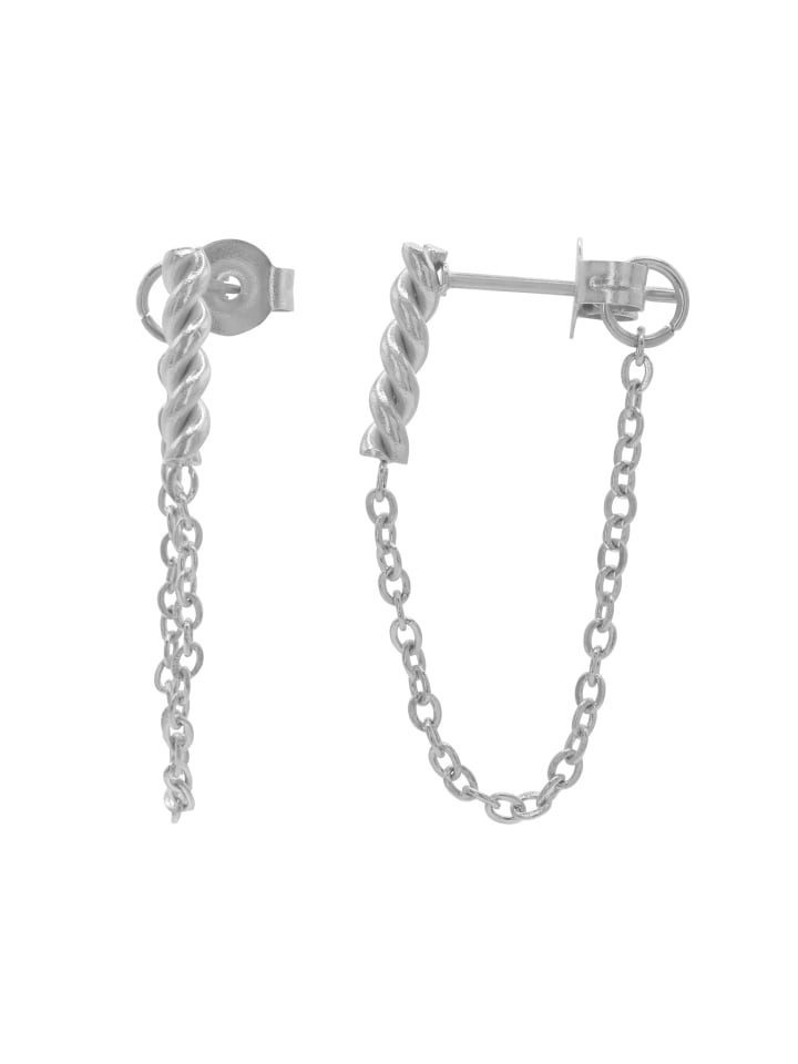 

Steel_Art Женские серьги-гвоздики Amira, серебристого цвета, полированные