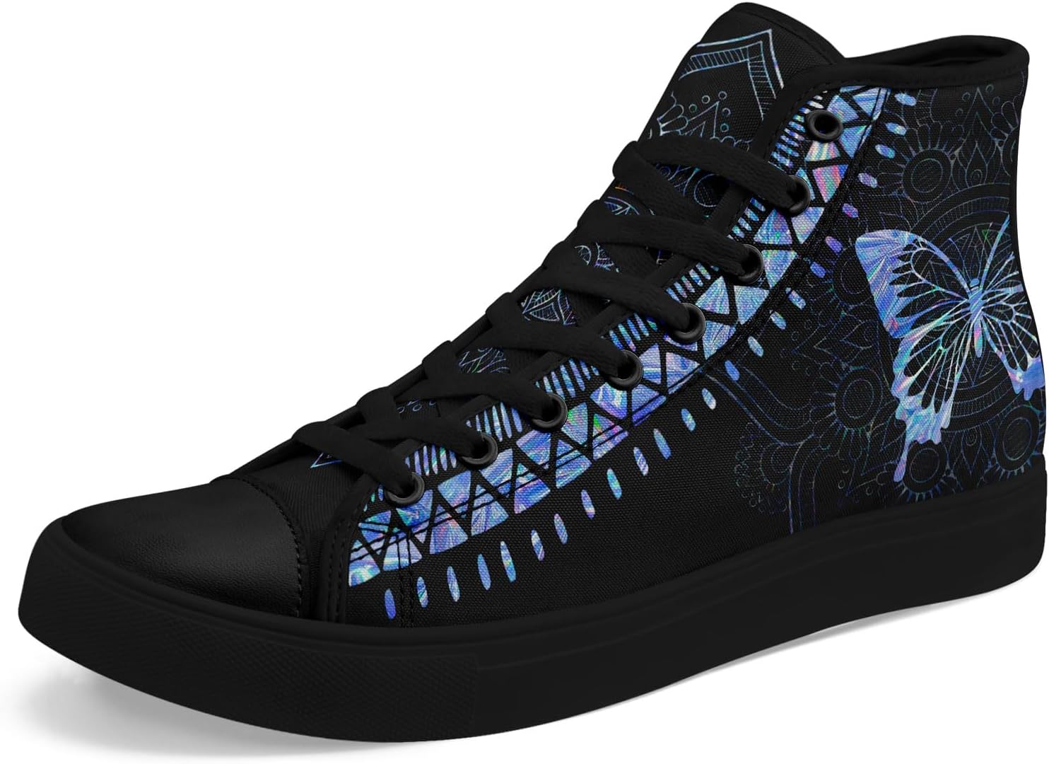 

Высокие кеды AWSOLE в стиле бохо из холщовой ткани для женщин и мужчин, легкие, удобные, художественного дизайна, в стиле йоги, подарочные, шнуровка, повседневные кроссовки, белый/черный/синий/фиолетовый