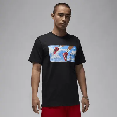 

Футболка Jordan Flight Essentials, черный/белый