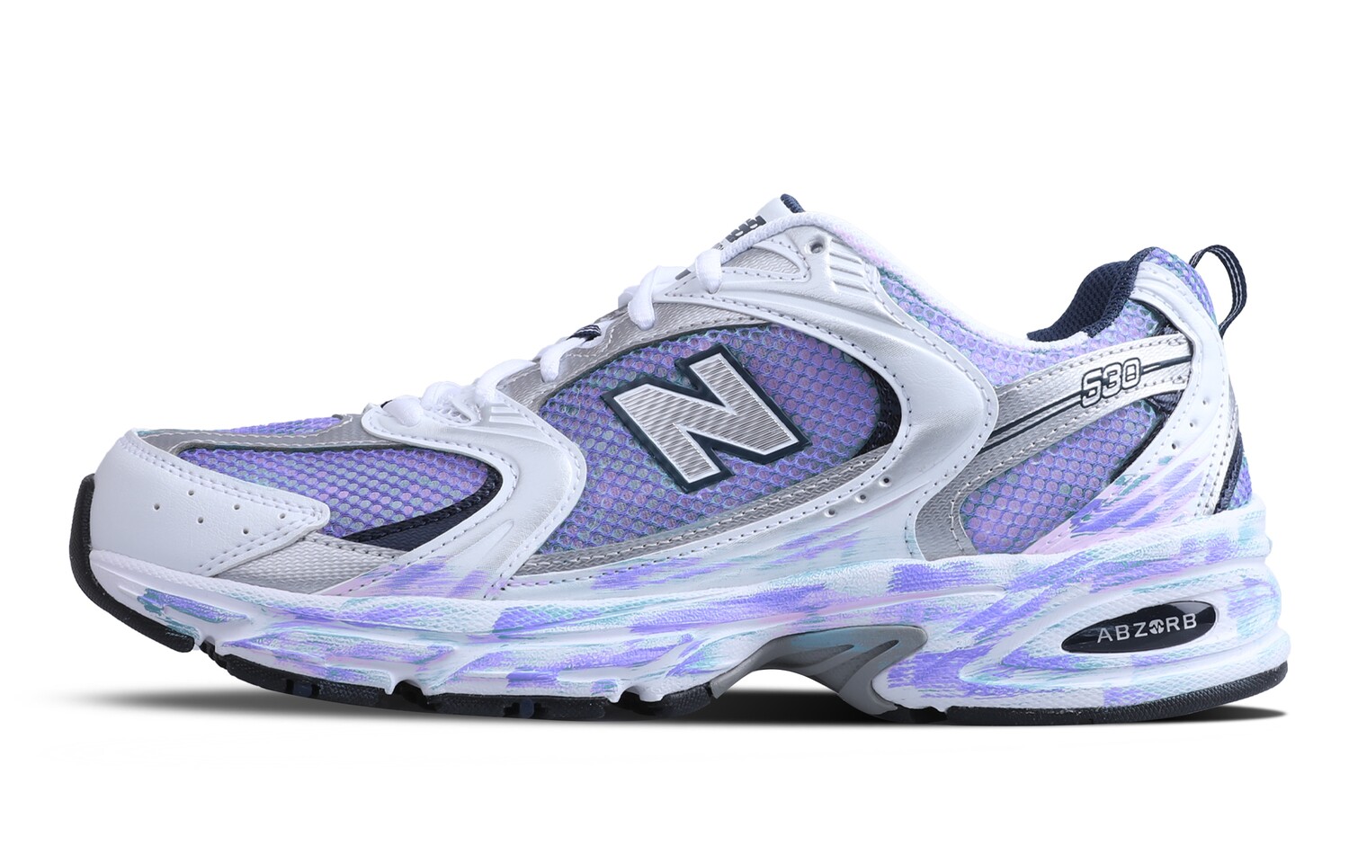 

Кроссовки NB 530 унисекс с низким верхом белые New Balance