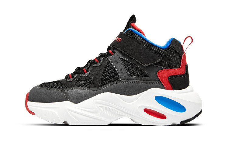 

Кроссовки Skechers Kids Lifestyle Shoes GS Mid-top Black/white/red, цвет Charcoal