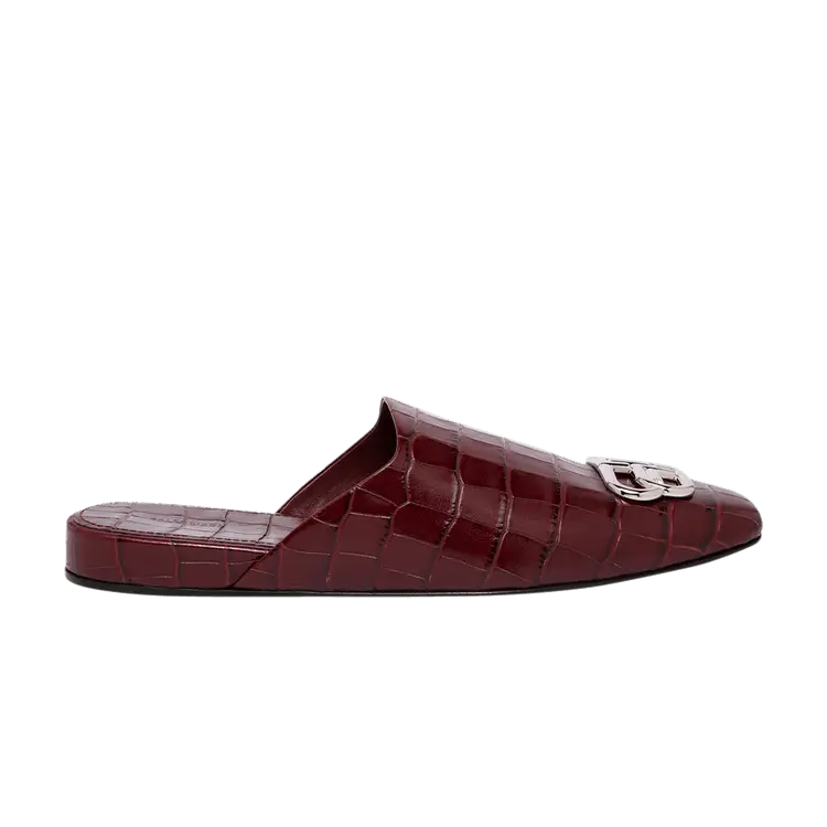 

Мюли Balenciaga Wmns Cosy Mule Croco Dark Red, красный