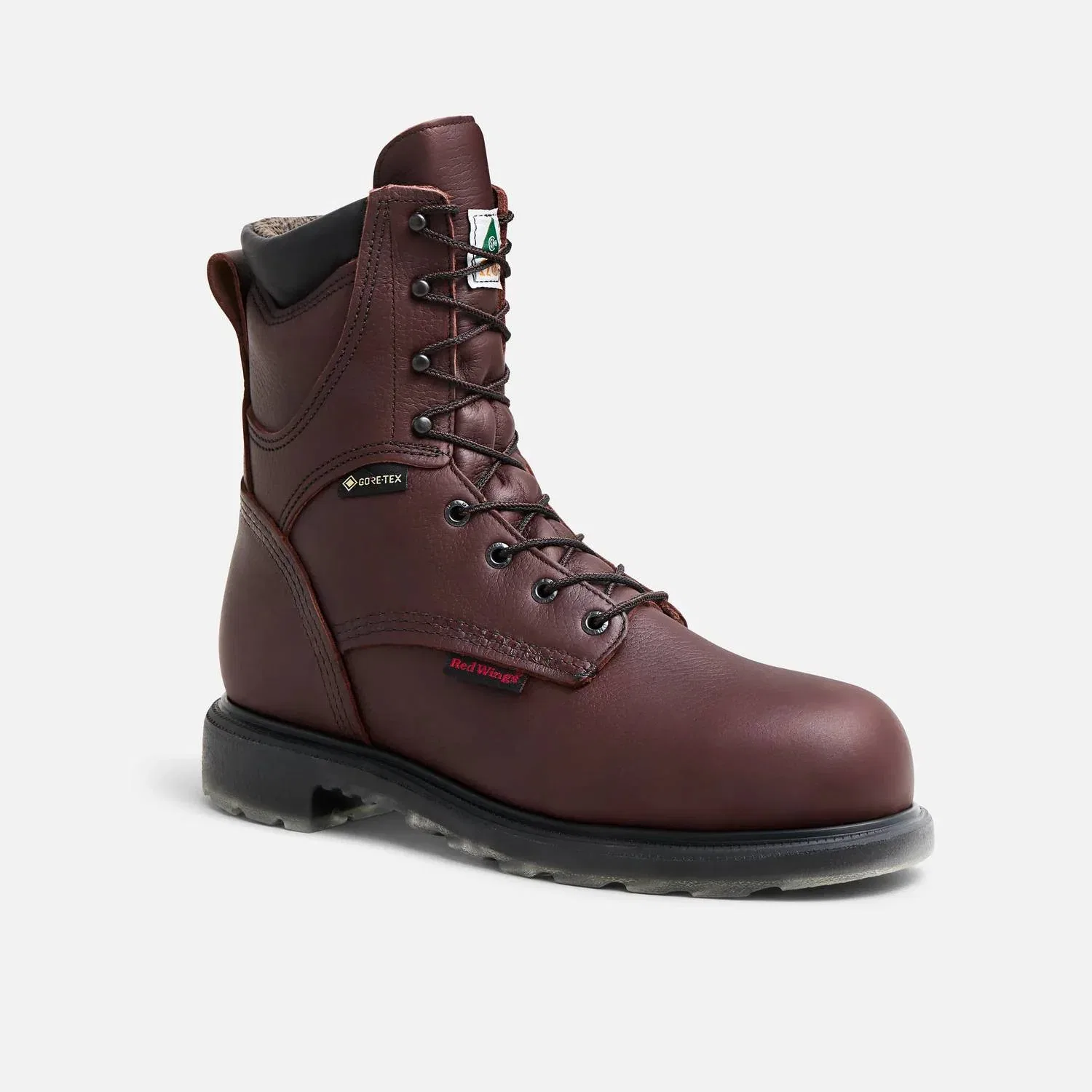 Red Wing Shoes Мужские водонепроницаемые защитные ботинки Supersole 8 дюймов, соответствующие стандарту CSA, коричневого цвета