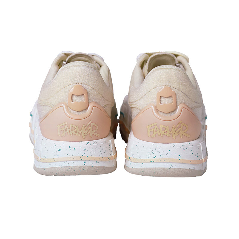 Кроссовки FARMER BOB Sandwich Biscuit Series Skateboarding Shoes Unisex Low-top Beige, цвет Apricot — фото 4