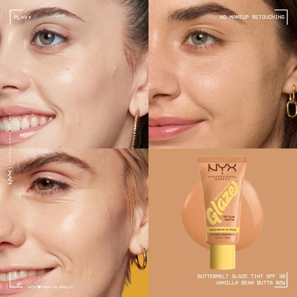 Nyx Professional Makeup Buttermelt Glaze Soft Glow Skin Tint с SPF 30 — фото 3