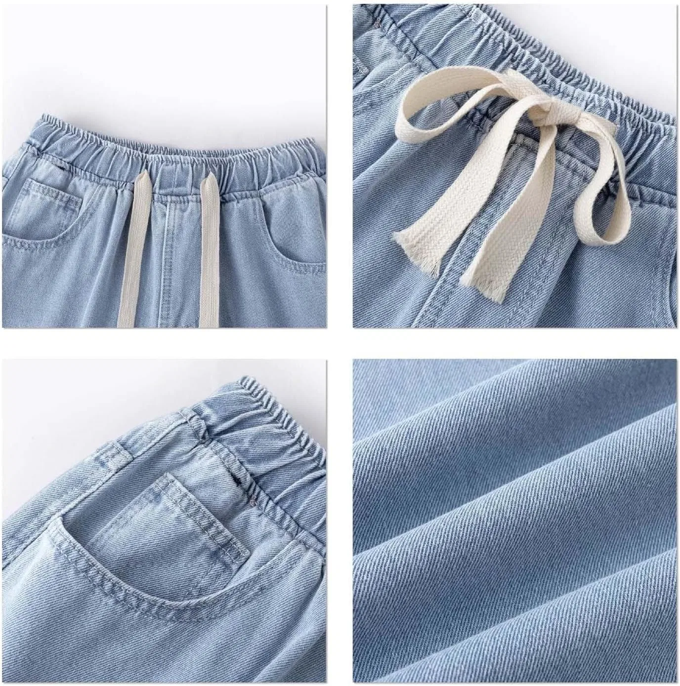 Джинсы широкие мужские Light Blue1 — фото 4