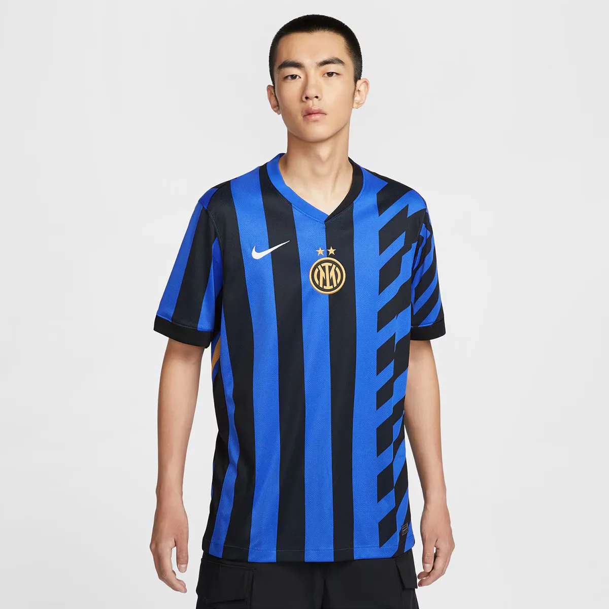 

Мужская домашняя футболка Inter Milan 2024-2025 Stadium Nike, синий/черный