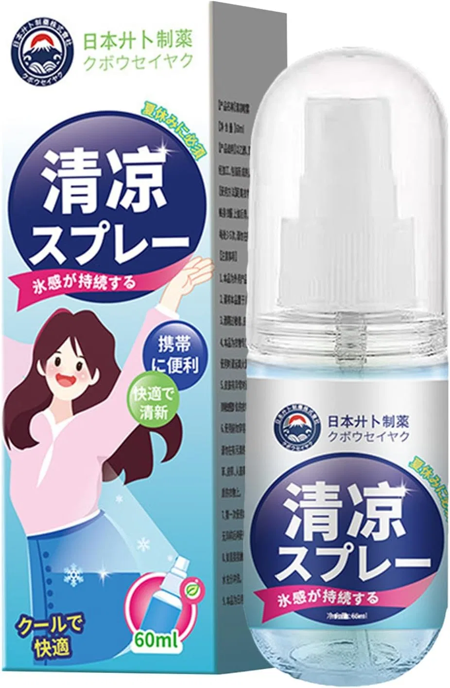 Охлаждающий спрей Instant Cooling Spray 60 мл Generisch