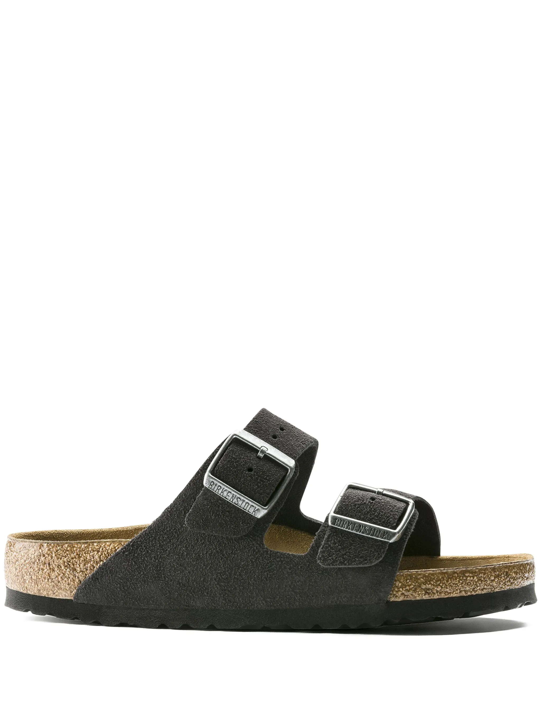

Сандалии Arizona Velvet Birkenstock, серый