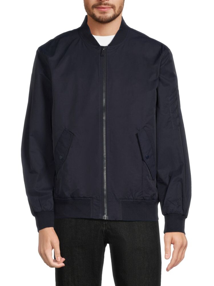 

Однотонная куртка-бомбер Zadig & Voltaire, синий