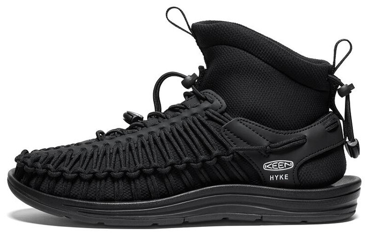 

Кроссовки Hyke X Uneek Outdoor Performance женские с высоким верхом, черные Keen