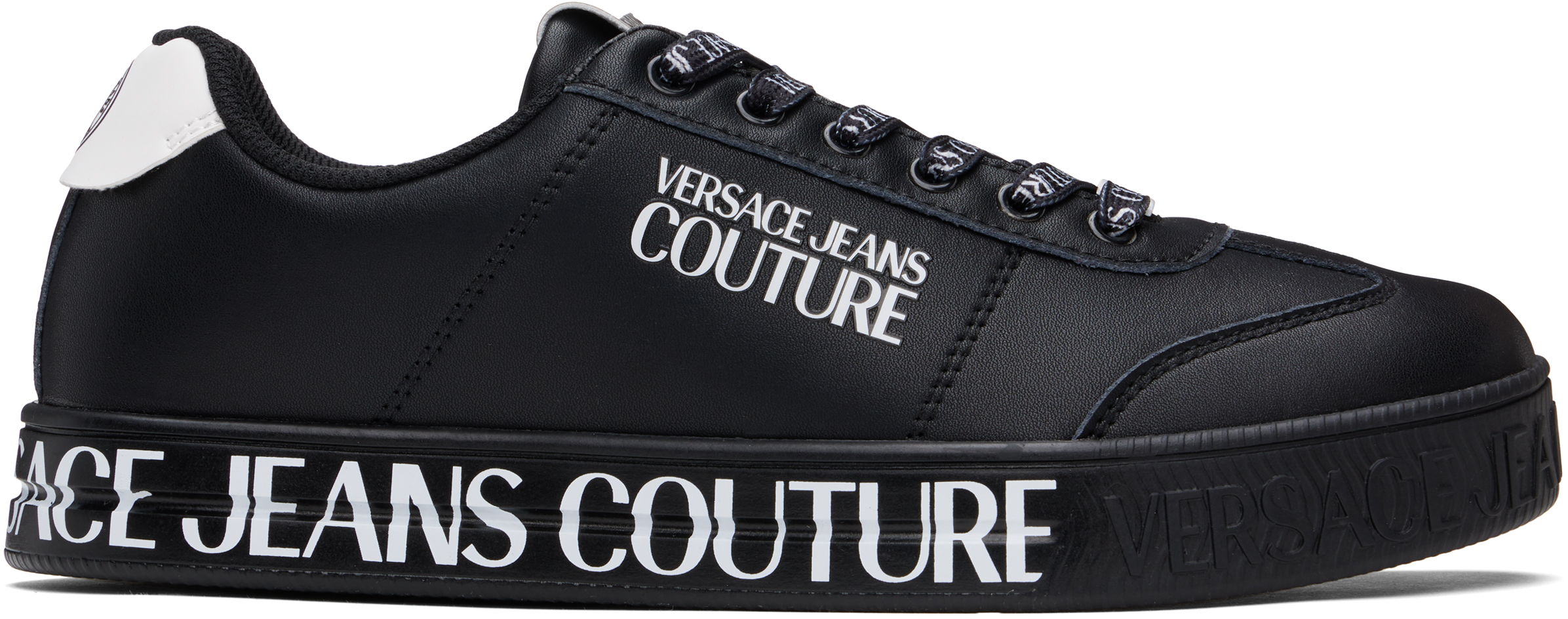 

Черные кроссовки с логотипом Court 88 Versace Jeans Couture