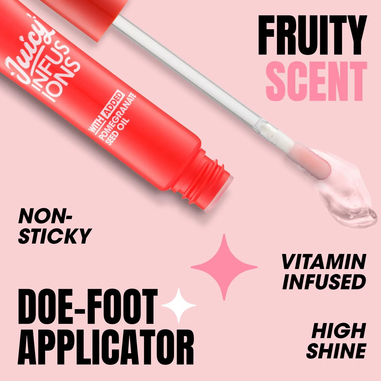 Блеск для губ «Juic Lip Gloss» от Collection Me Up Collection, Red — фото 4