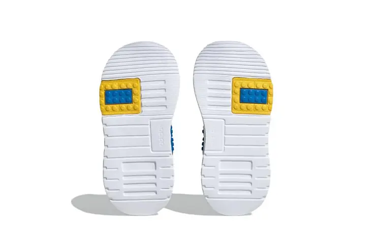 Кроссовки Adidas LEGO X Racer TR21 EL I 'White Shock Blue', белый/синий — фото 4